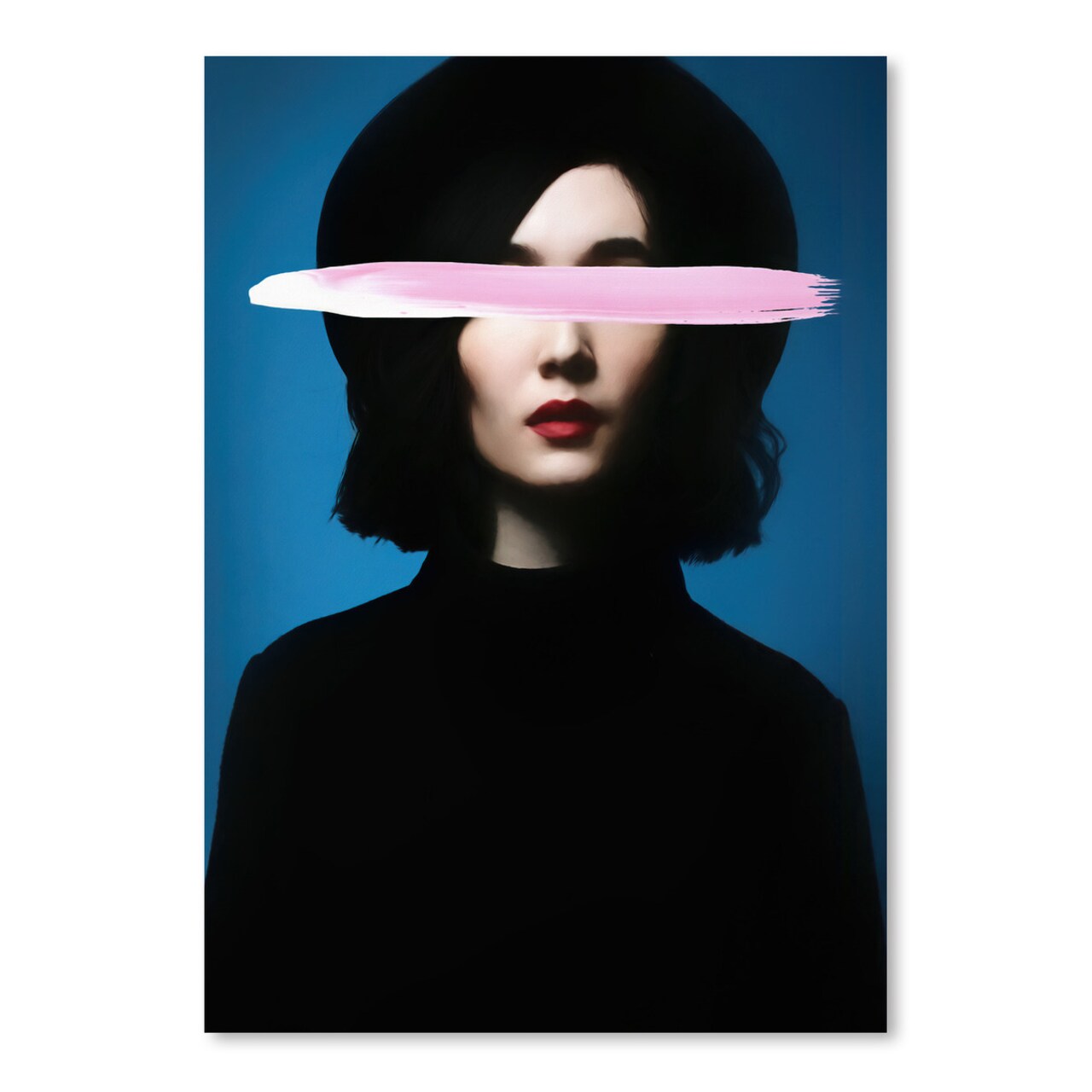 Poster Art Print - Black Hat Portrait by Chaos &#x26; Wonder Design  - Americanflat